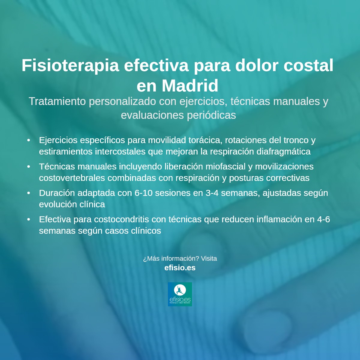 Imagen resumen sobre Dolor costal