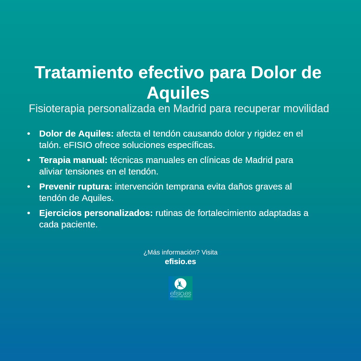 Imagen resumen sobre Dolor de Aquiles