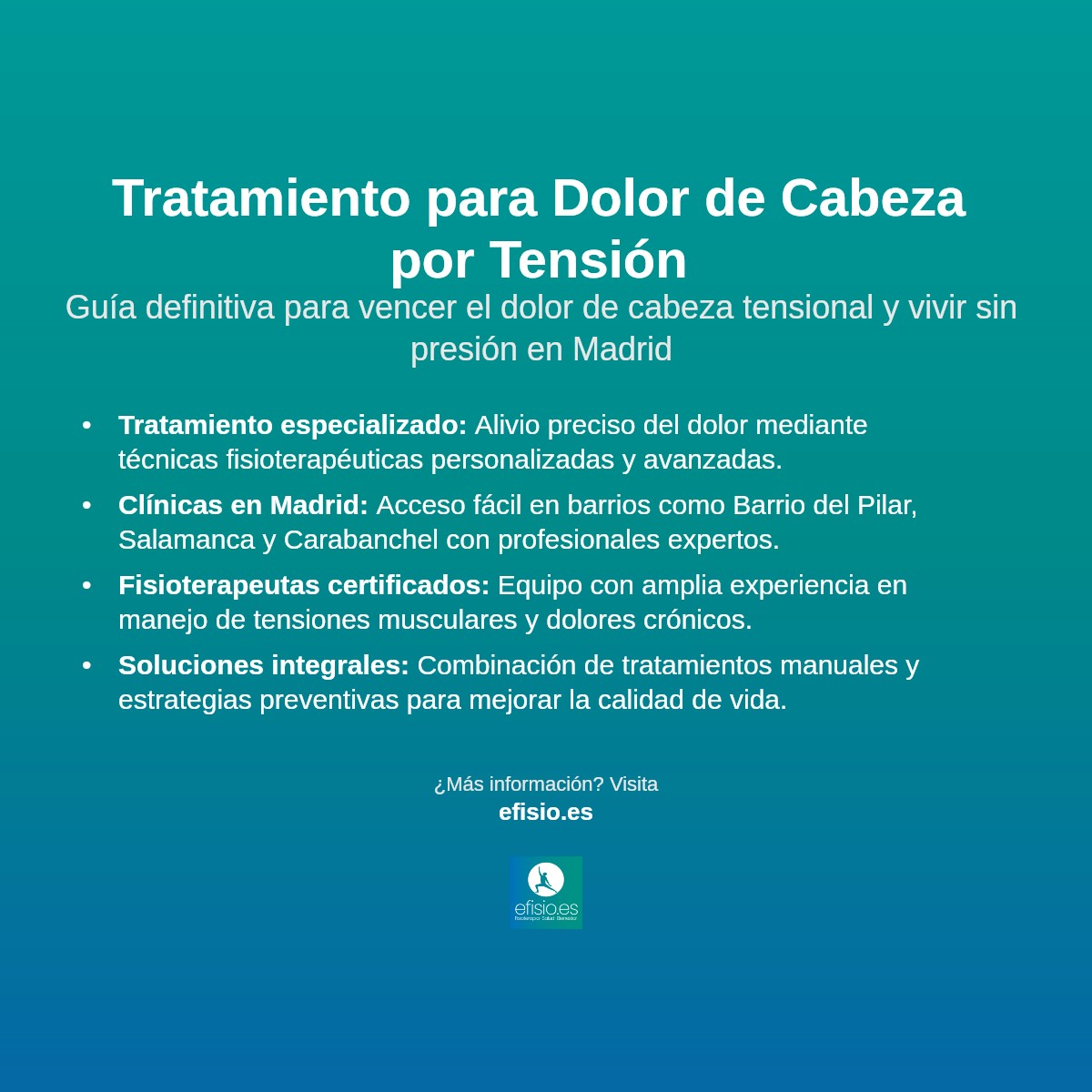 Imagen resumen sobre Dolor de cabeza por tensión
