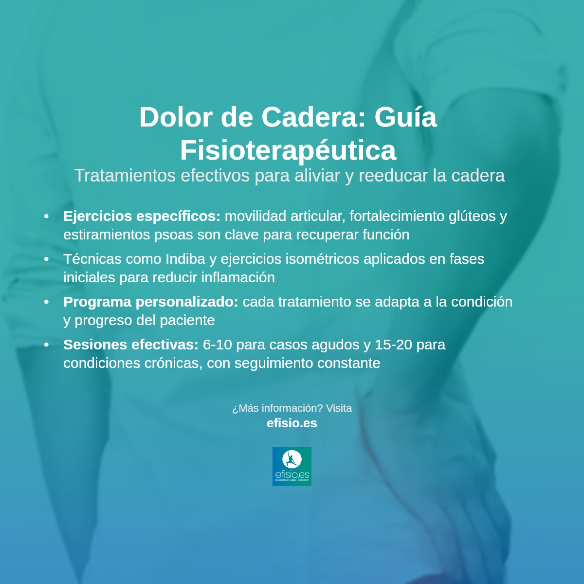 Imagen resumen sobre Dolor de Cadera