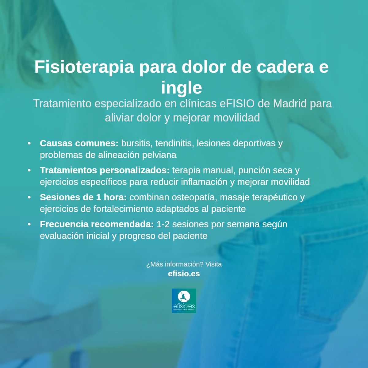 Imagen resumen sobre Dolor de Cadera Reflejado en la Ingle