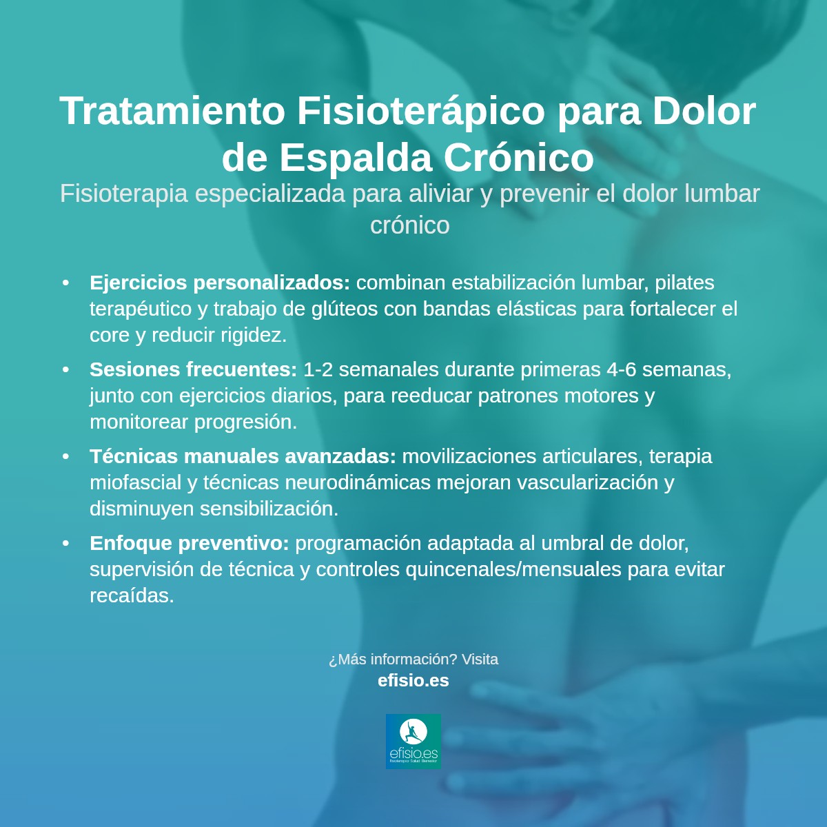 Imagen resumen sobre Dolor de espalda crónico