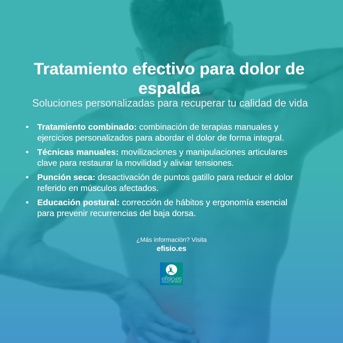 Imagen resumen sobre Dolor de espalda