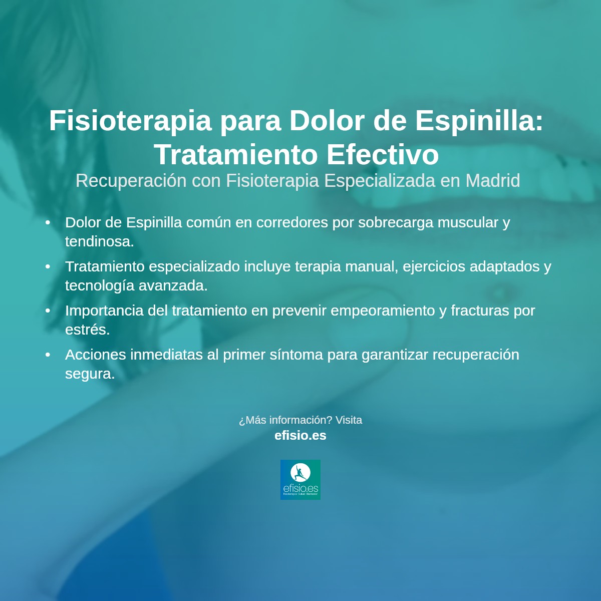 Imagen resumen sobre Dolor de Espinilla