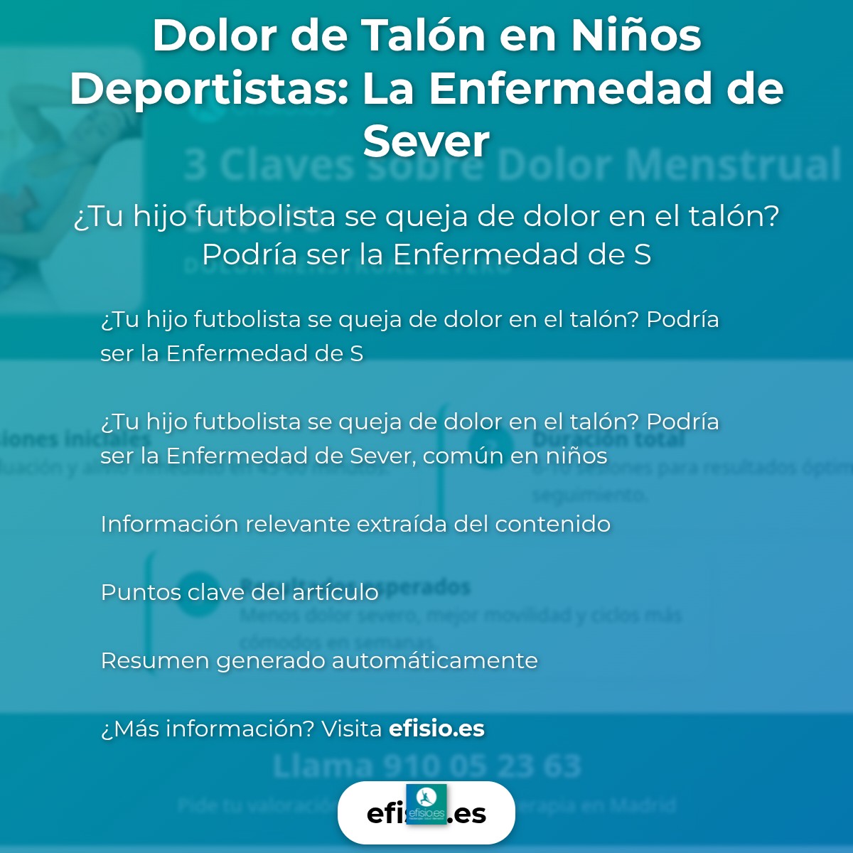 Dolor de Talón en Niños Deportistas: La Enfermedad de Sever