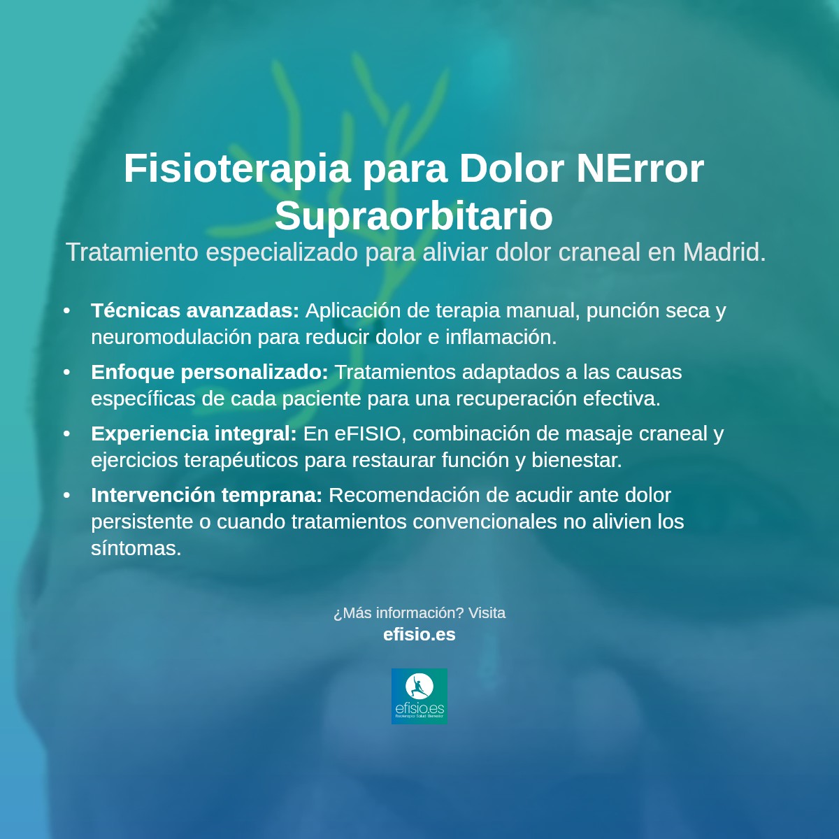 Imagen resumen sobre Dolor del Nervio Supraorbitario