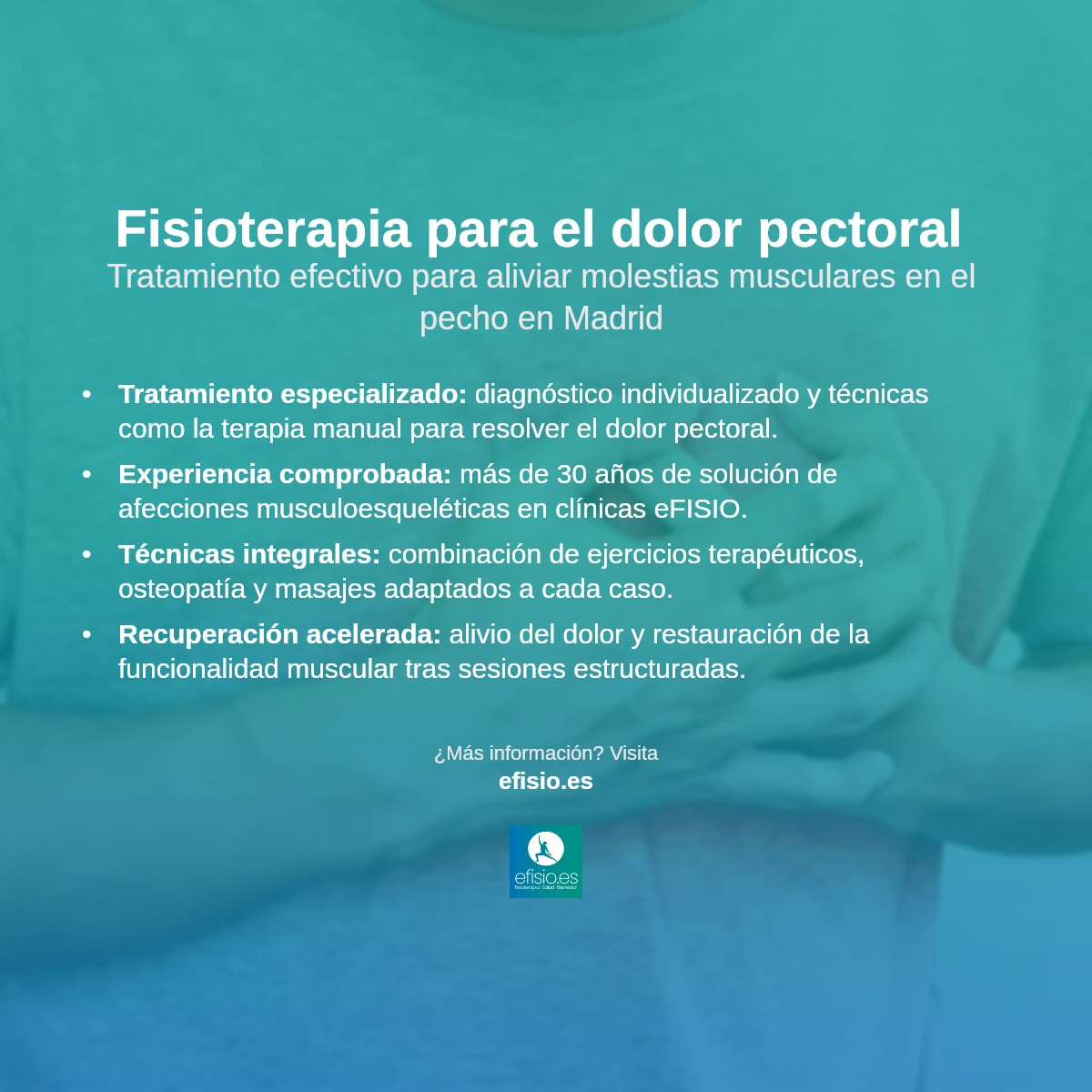 Imagen resumen sobre Dolor del pectoral