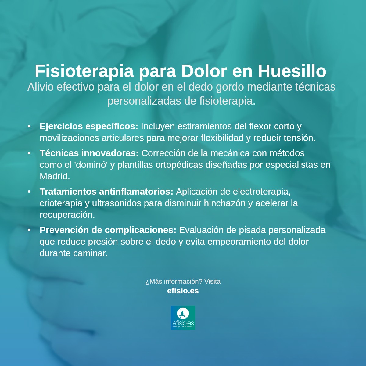 Imagen resumen sobre Dolor en el dedo gordo del pie al caminar