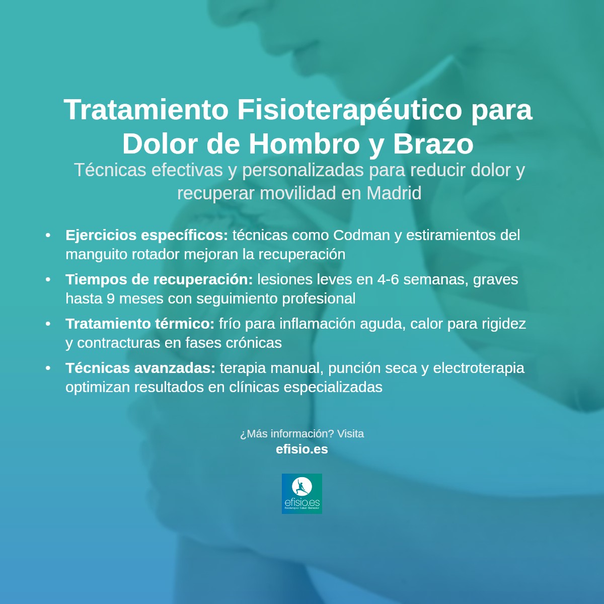 Imagen resumen sobre Dolor en el hombro y brazo