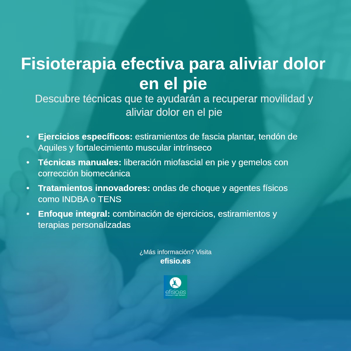 Imagen resumen sobre Dolor en el pie