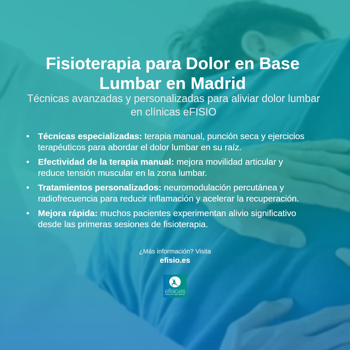 Imagen resumen sobre Dolor en la Base de la Espalda