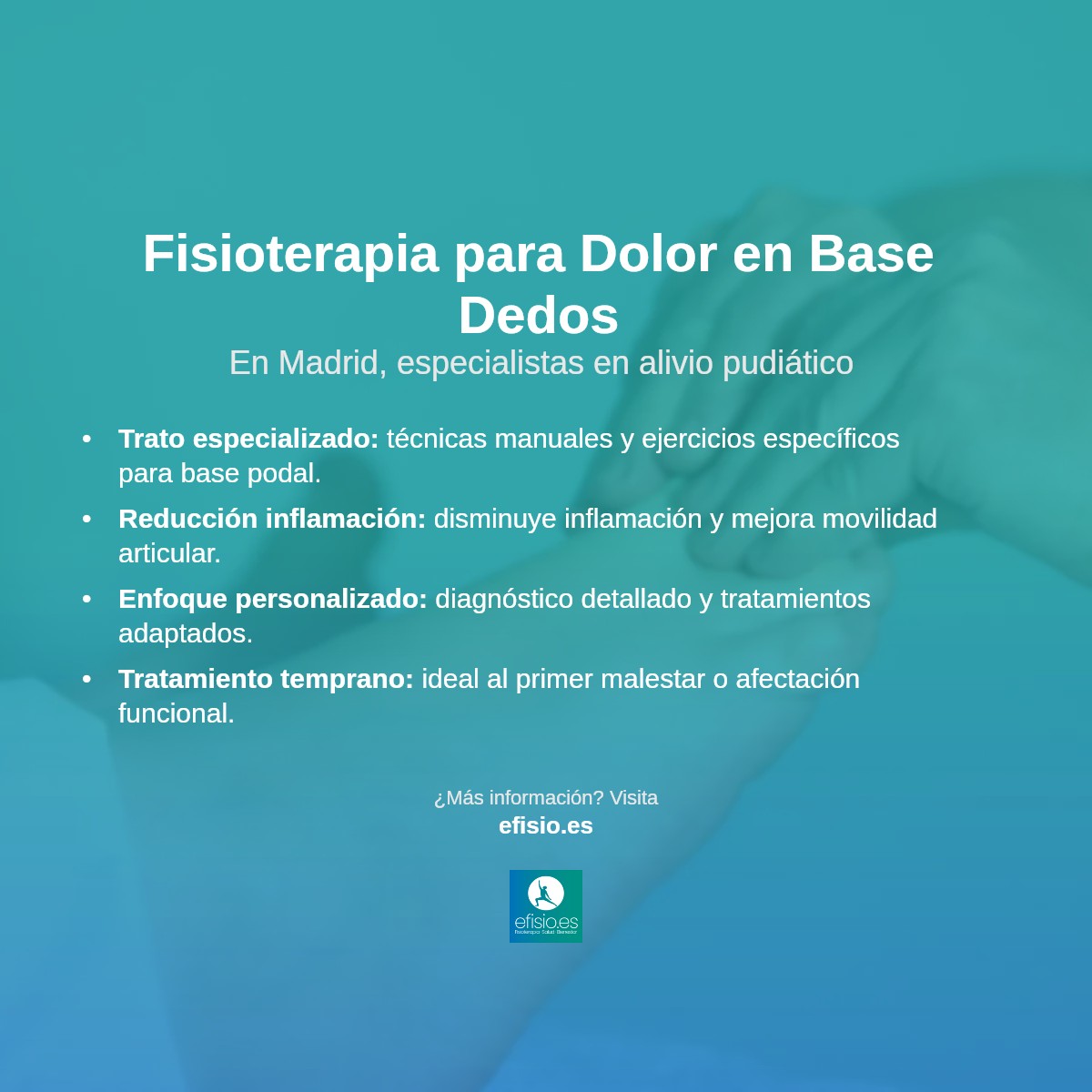 Imagen resumen sobre Dolor en la Base de los Dedos (Pies)