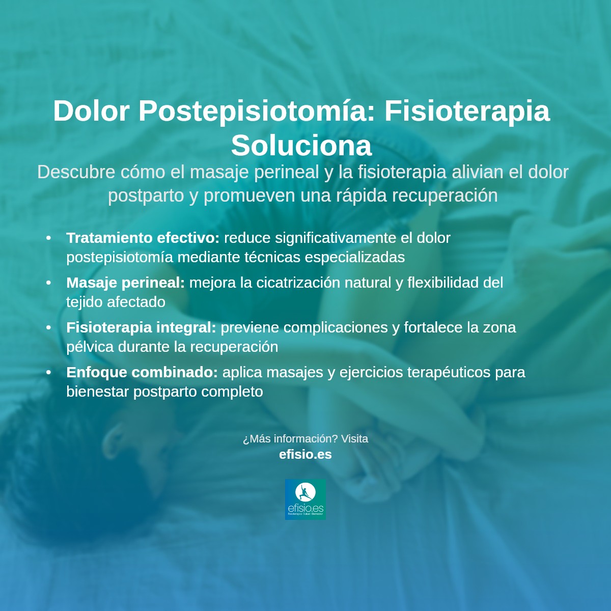 Imagen resumen sobre Dolor en la Episiotomía después del parto vaginal