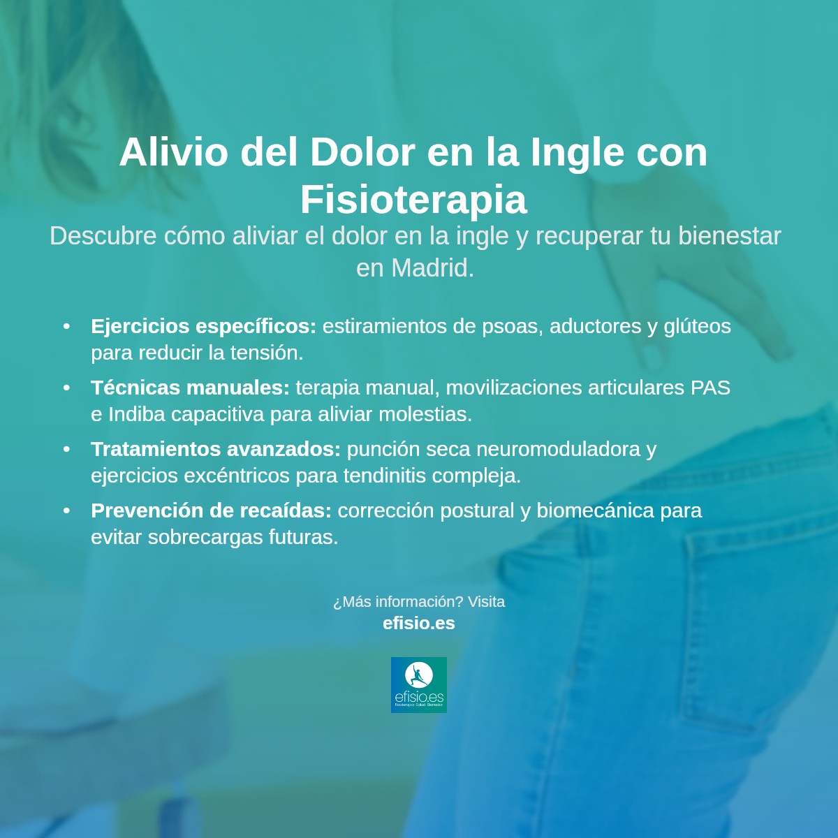 Imagen resumen sobre Dolor en la Ingle