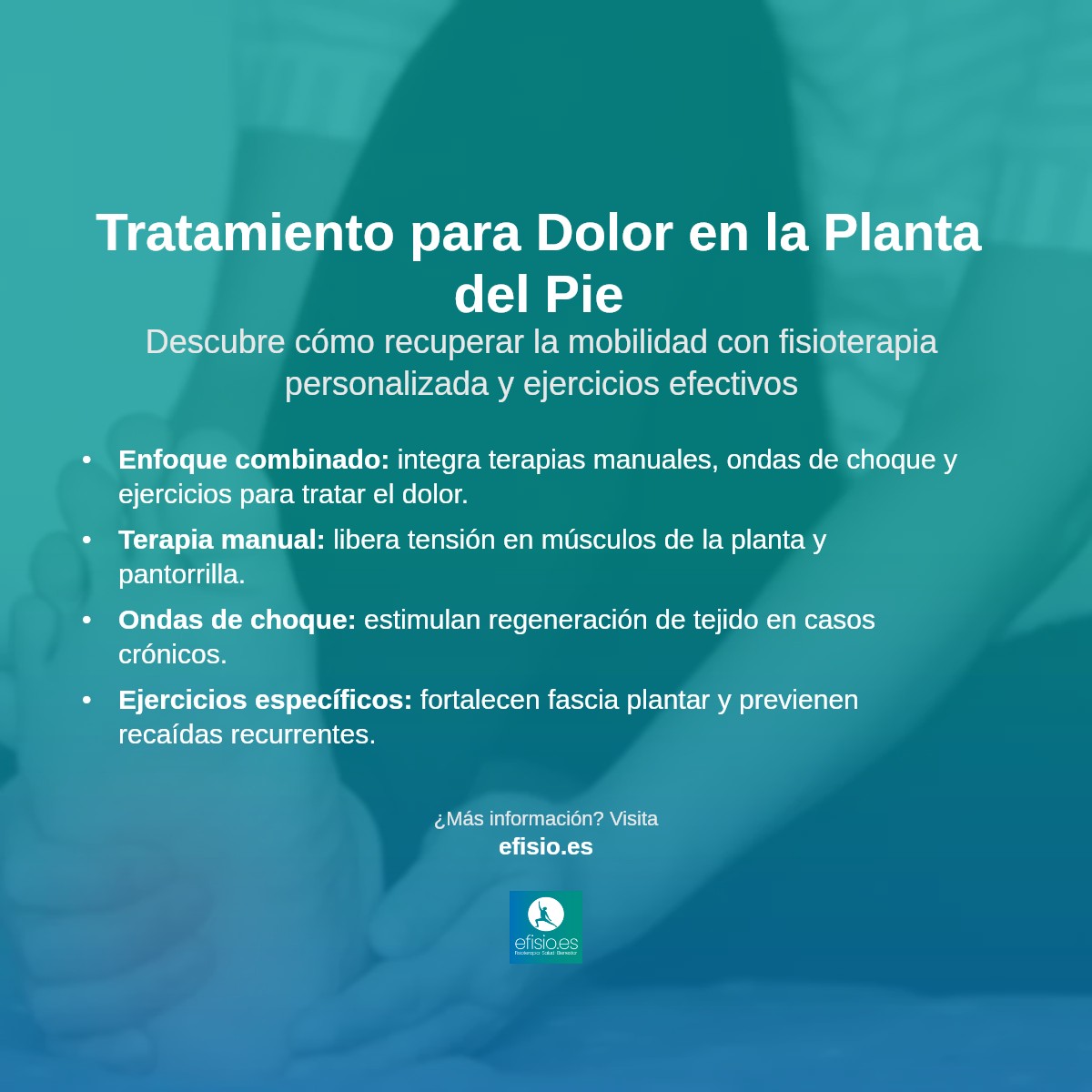 Imagen resumen sobre Dolor en la planta del pie
