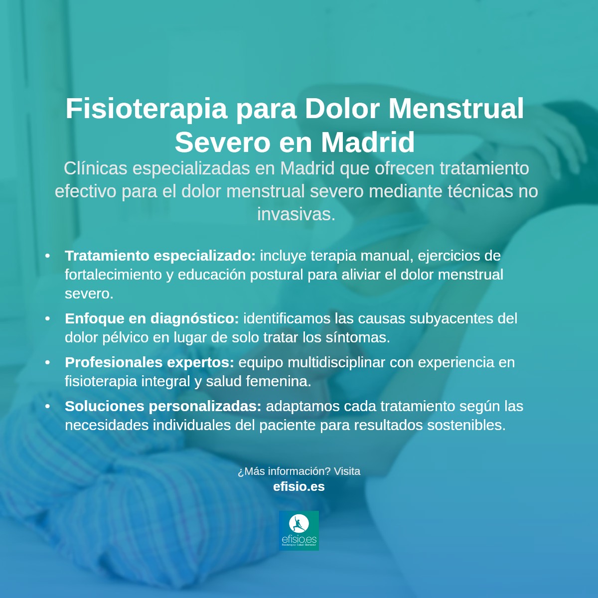 Imagen resumen sobre Dolor Menstrual Severo
