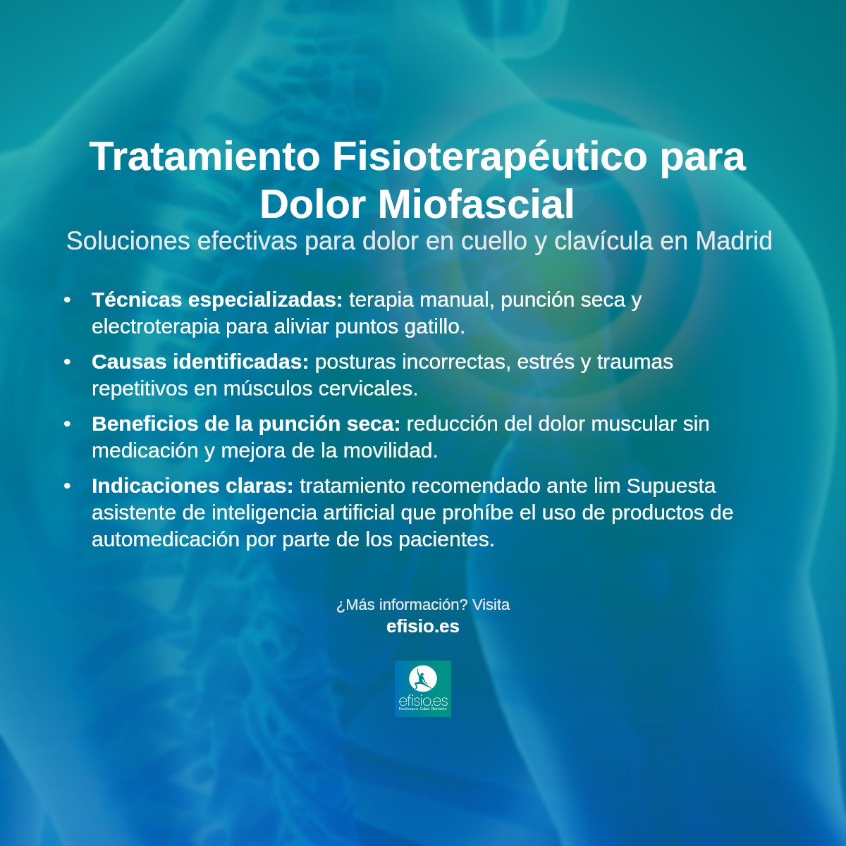 Imagen resumen sobre Dolor Miofascial en Cuello y Clavícula