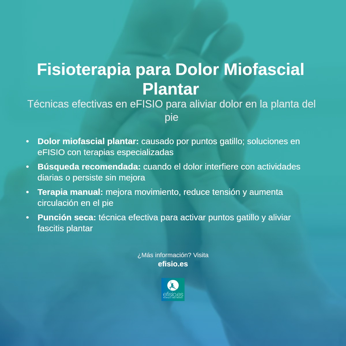 Imagen resumen sobre Dolor Miofascial en la Región Plantar (Pie)