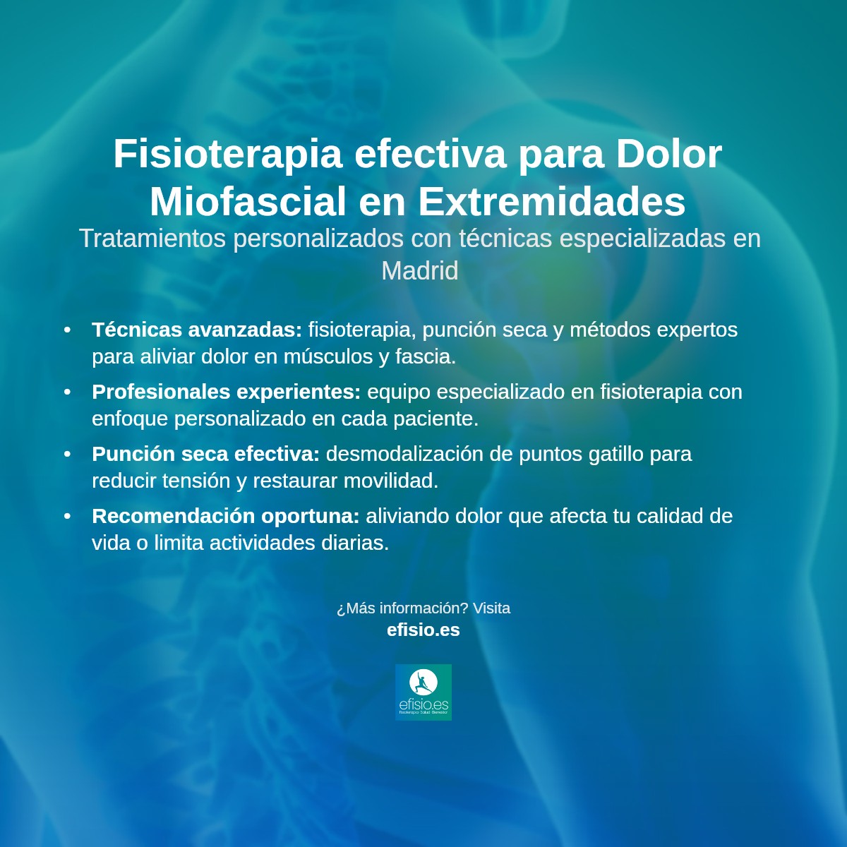 Imagen resumen sobre Dolor Miofascial en las Extremidades