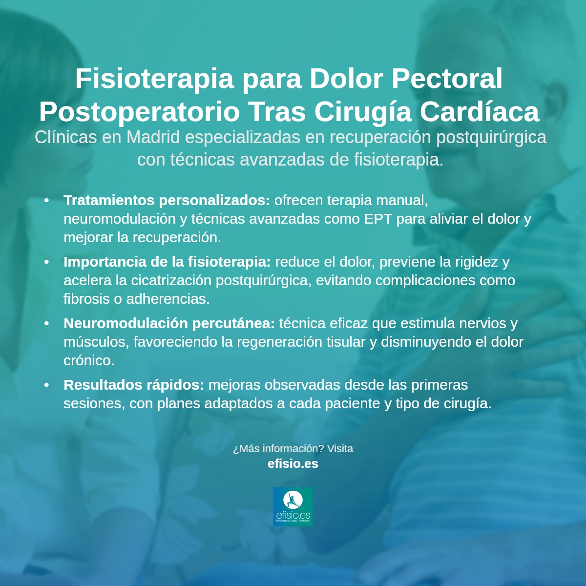 Imagen resumen sobre Dolor Pectoral Postquirúrgico (p.ej., tras cirugía cardíaca)