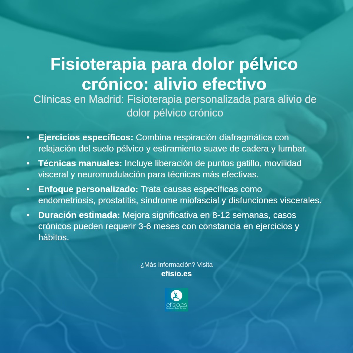 Imagen resumen sobre Dolor pélvico crónico