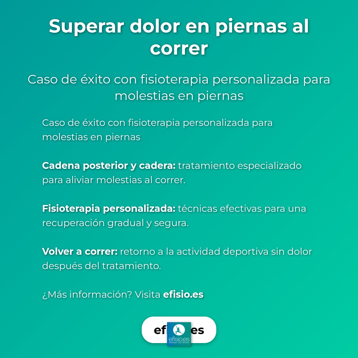 Imagen resumen sobre Dolor Piernas al Correr: Caso Éxito Fisioterapia