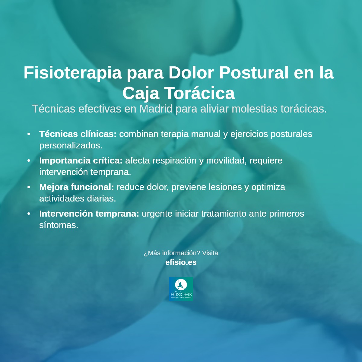 Imagen resumen sobre Dolor Postural Afectando la Caja Torácica
