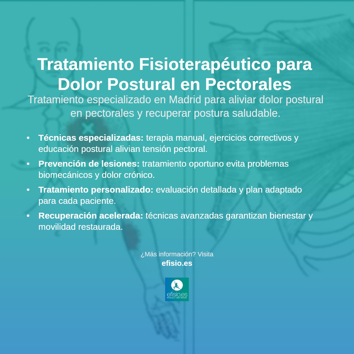 Imagen resumen sobre Dolor Postural Afectando los Pectorales