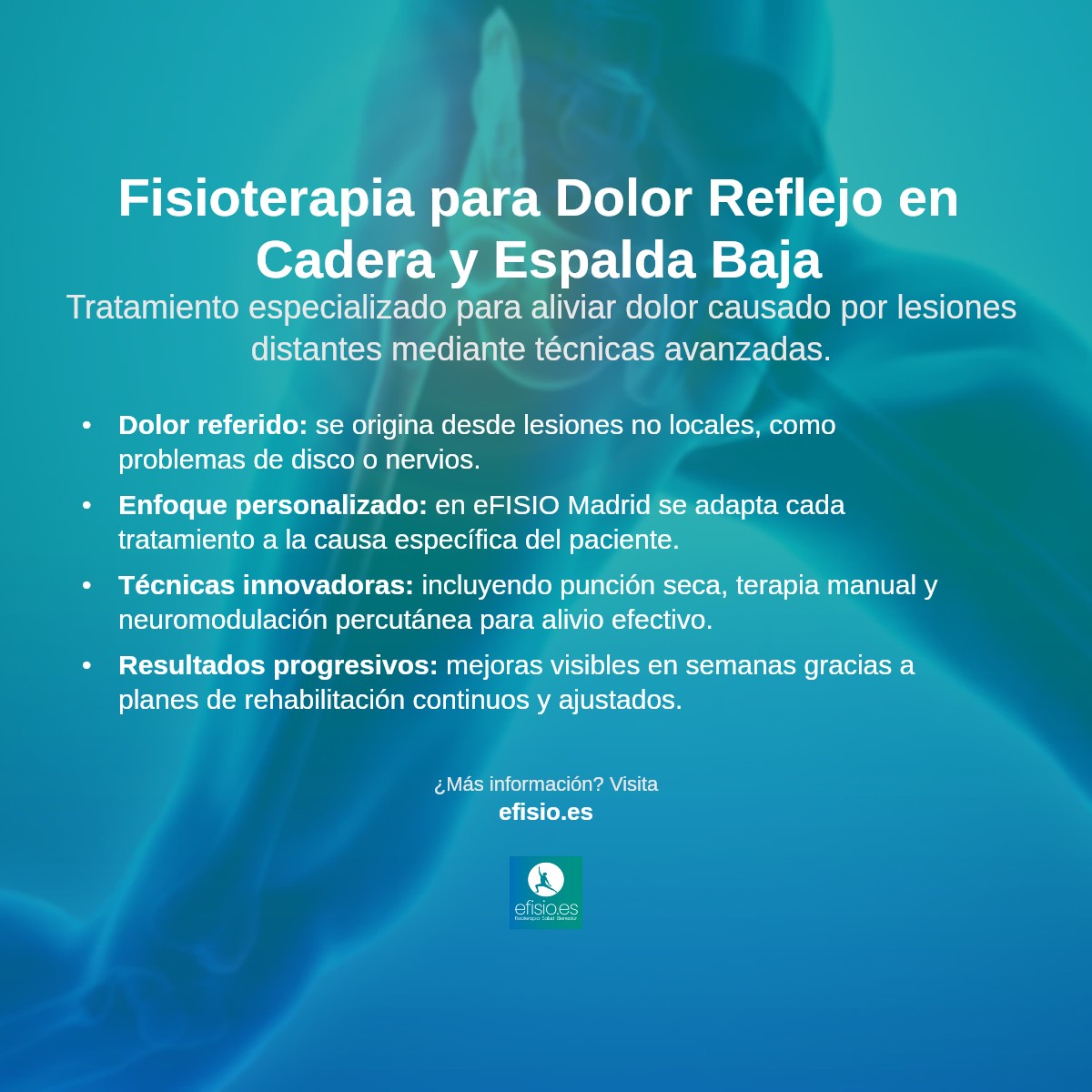 Imagen resumen sobre Dolor Reflejo en Cadera y Espalda Baja