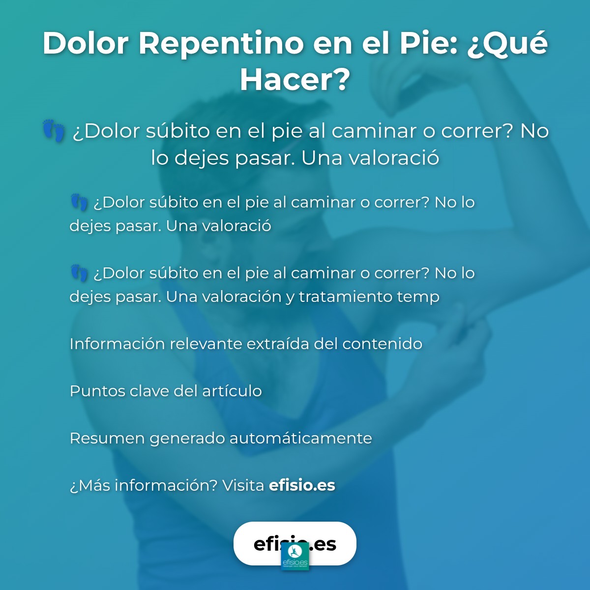 Dolor Repentino en el Pie: ¿Qué Hacer?
