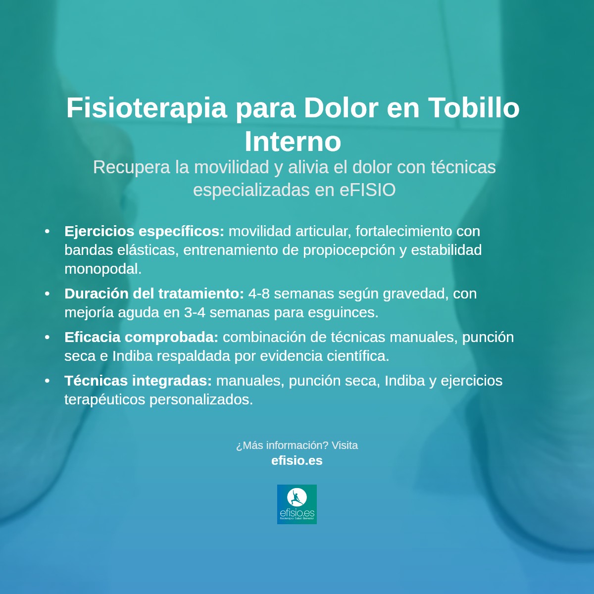 Imagen resumen sobre Dolor tobillo interno