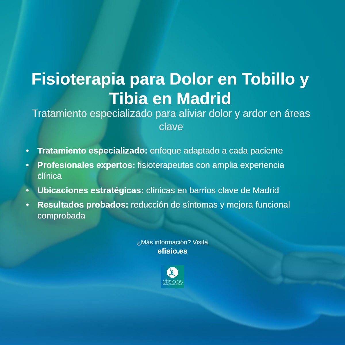 Imagen resumen sobre Dolor y Ardor en el Tobillo y Tibia