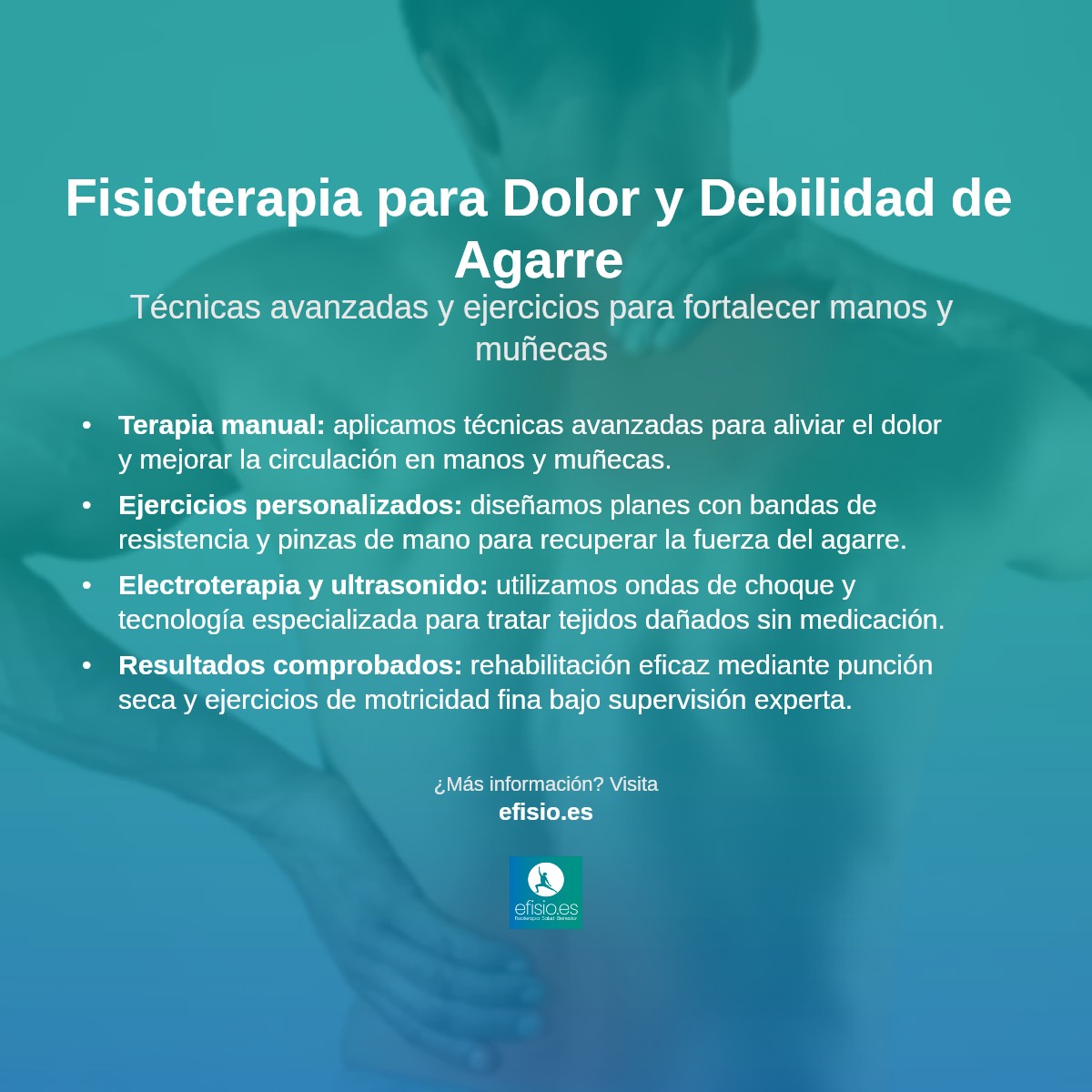 Imagen resumen sobre Dolor y Debilidad de Agarre