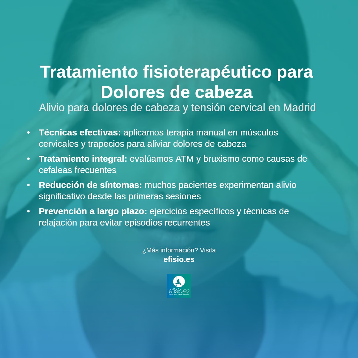 Imagen resumen sobre Dolores de cabeza