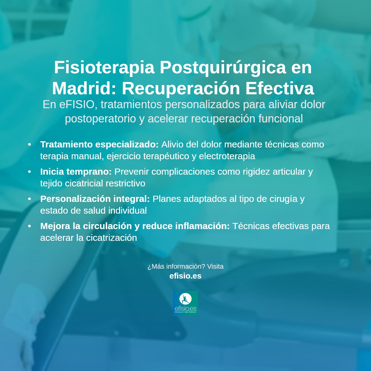 Imagen resumen sobre Dolores postoperatorios
