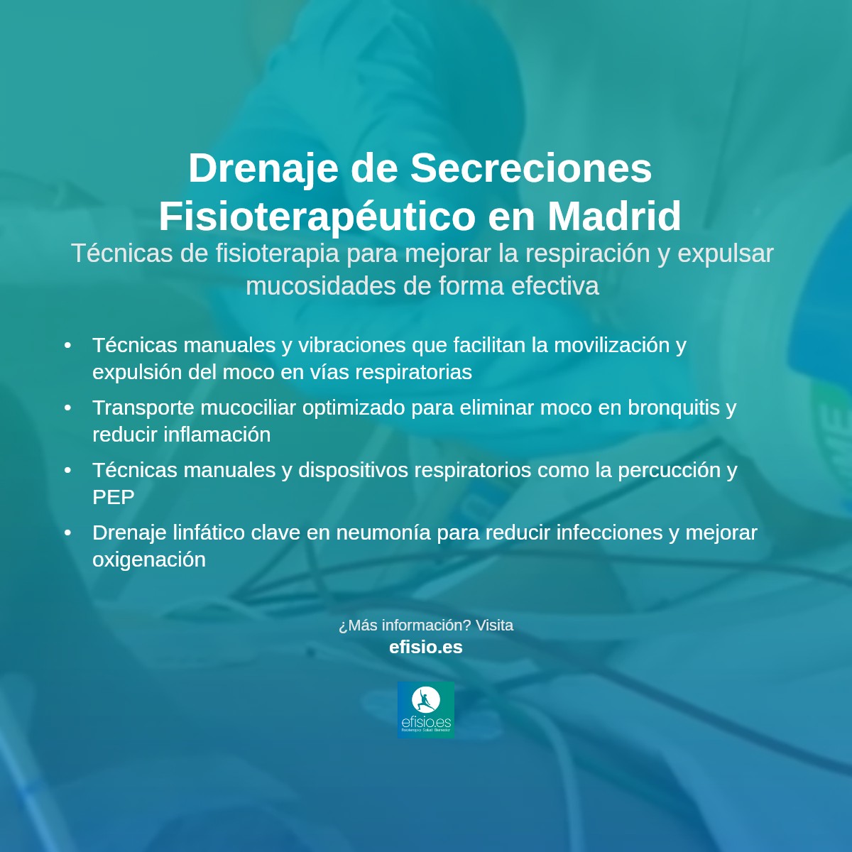 Imagen resumen sobre Drenaje de Secreciones