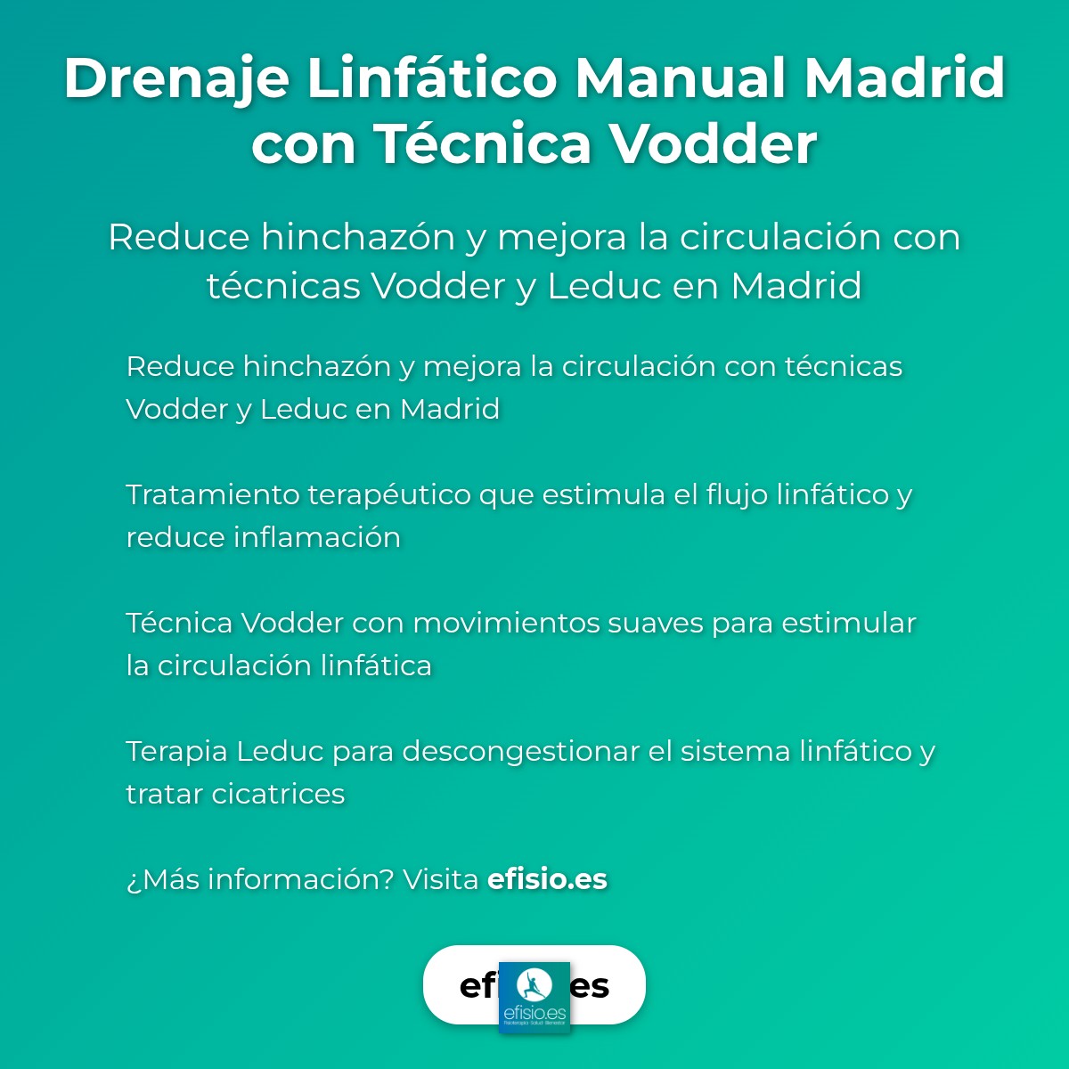 Imagen resumen sobre Drenaje Linfático Manual Madrid | Reduce Hinchazón y Retención