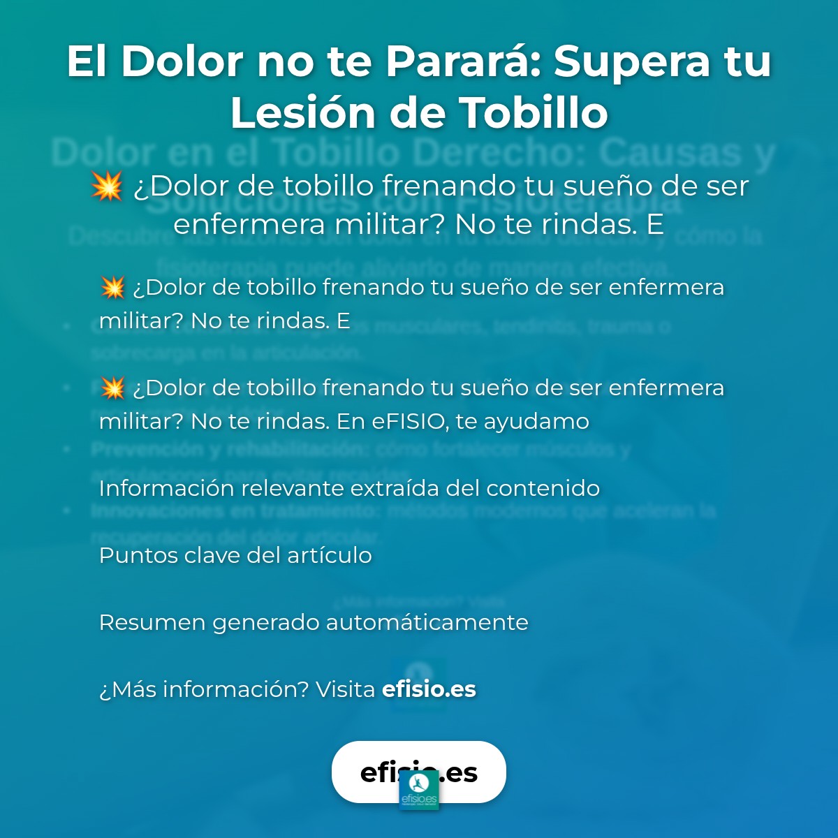 El Dolor no te Parará: Supera tu Lesión de Tobillo
