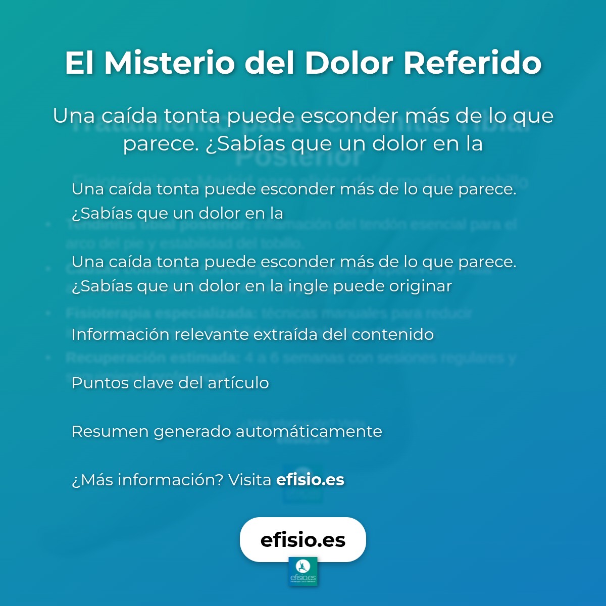 El Misterio del Dolor Referido