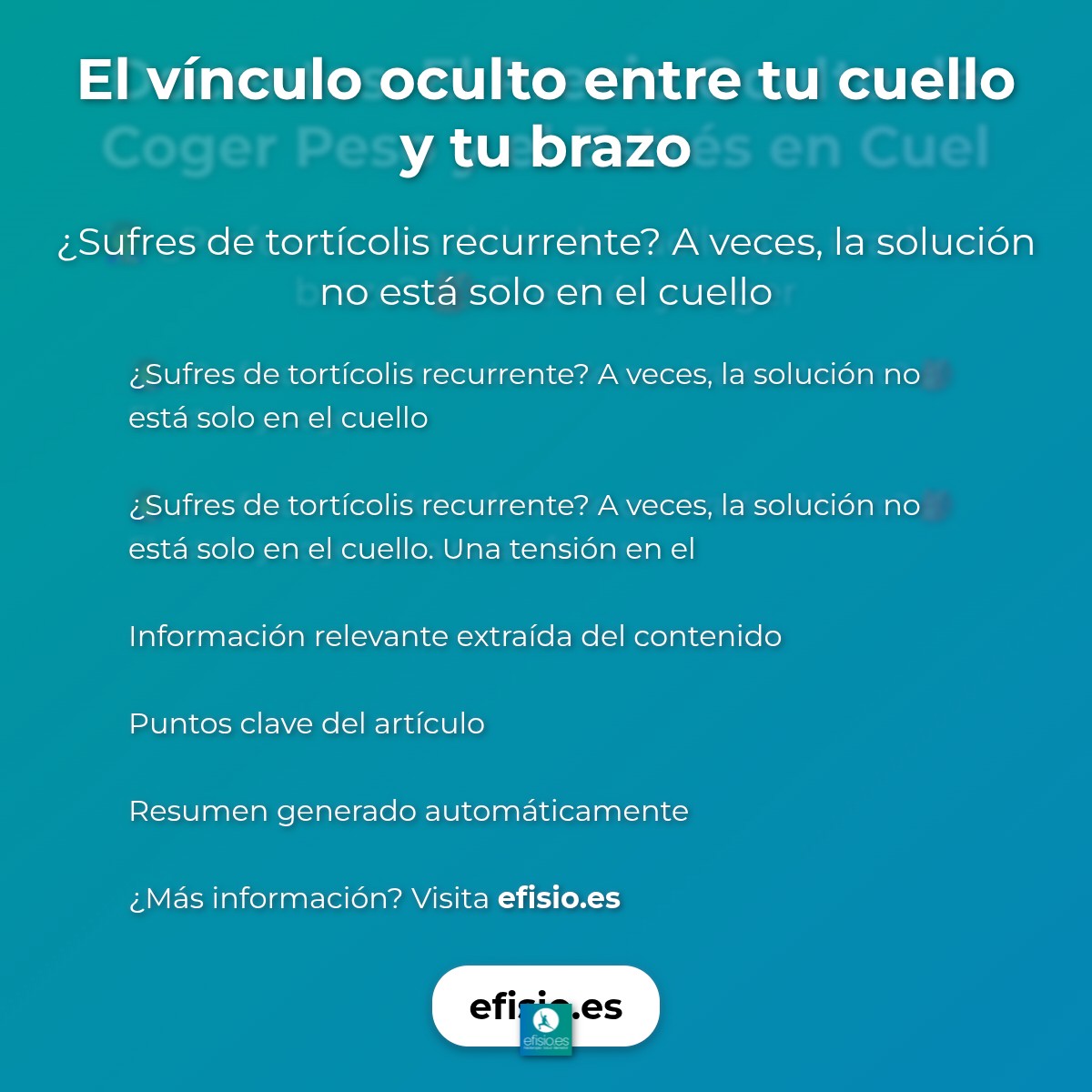 El vínculo oculto entre tu cuello y tu brazo