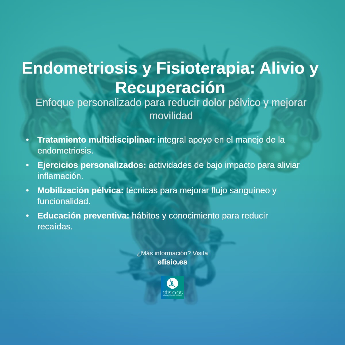 Imagen resumen sobre Endometriosis