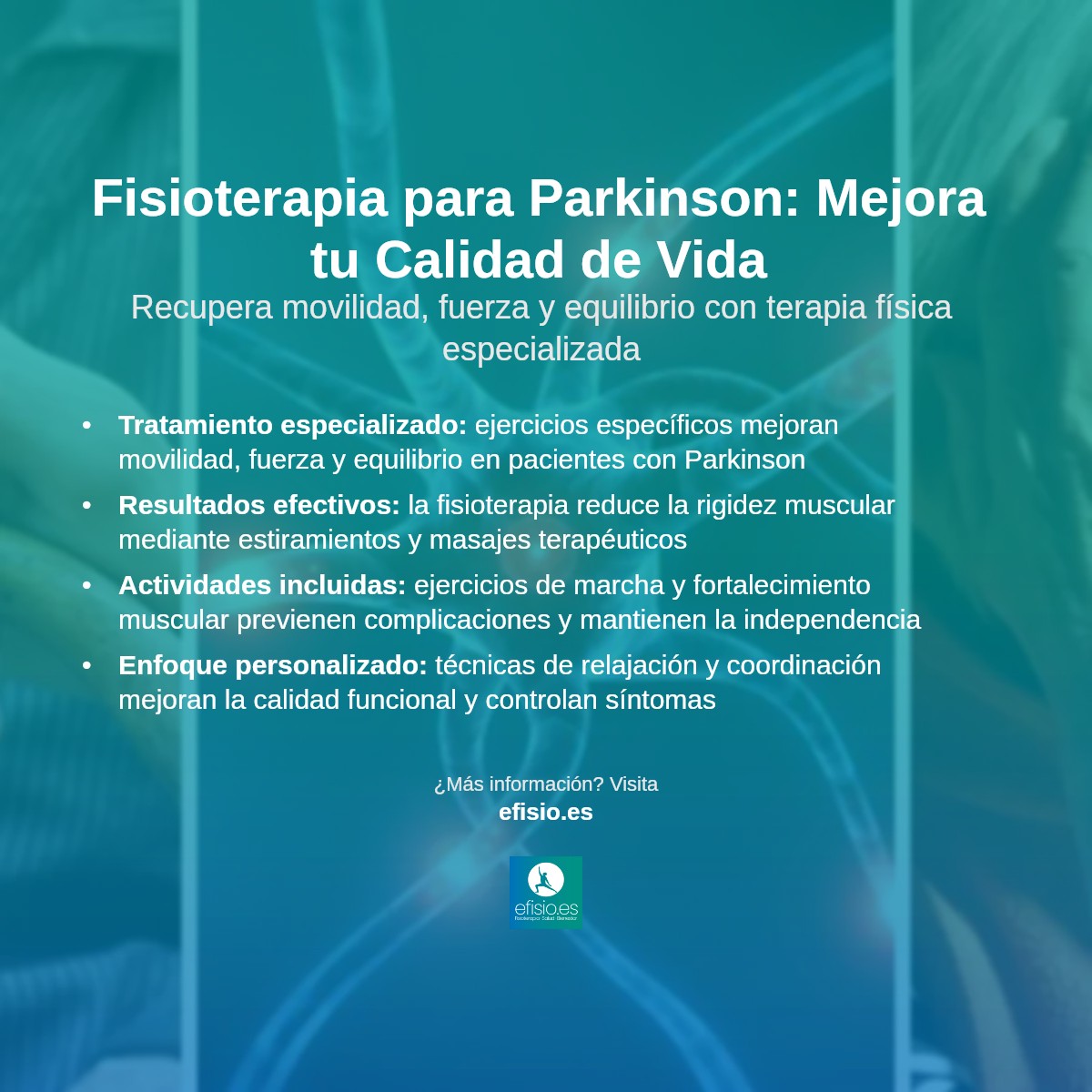 Imagen resumen sobre Enfermedad de Parkinson