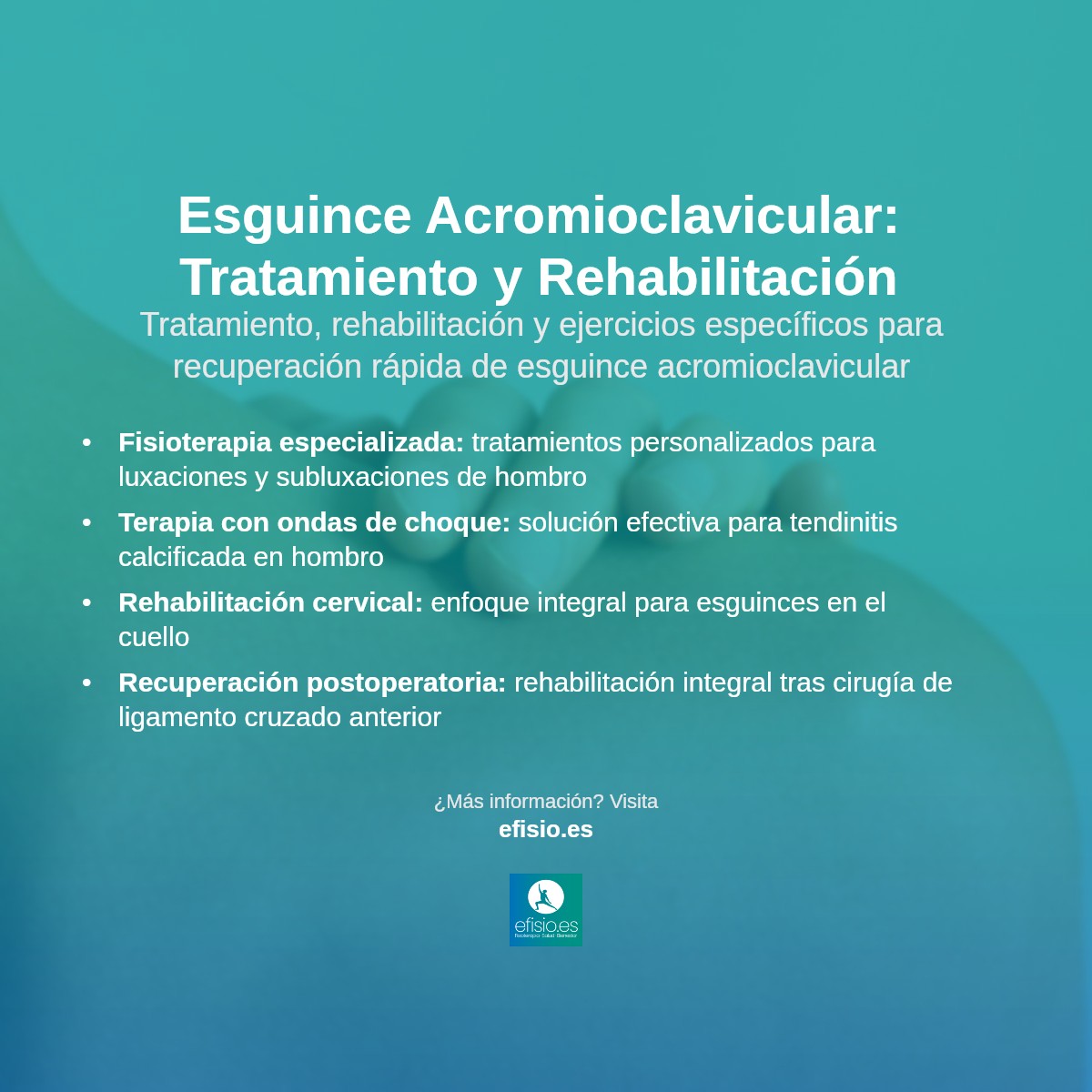 Imagen resumen sobre Esguince acromioclavicular: Tratamiento, Rehabilitación y ejercicios