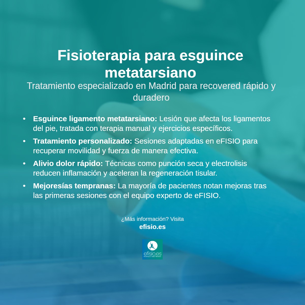 Imagen resumen sobre Esguince de Ligamento Metatarsiano Transverso