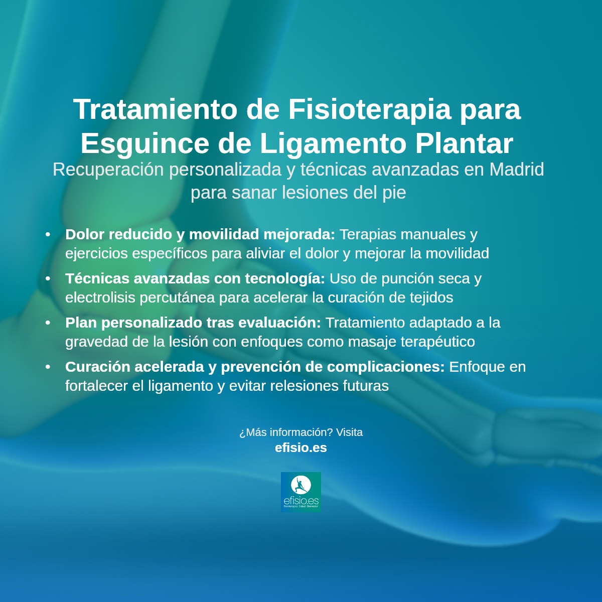 Imagen resumen sobre Esguince de Ligamento Plantar (Pie)