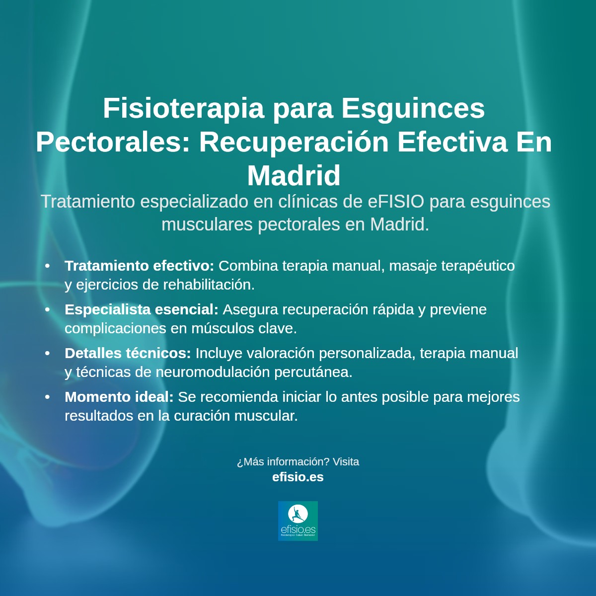 Imagen resumen sobre Esguinces Musculares Pectorales