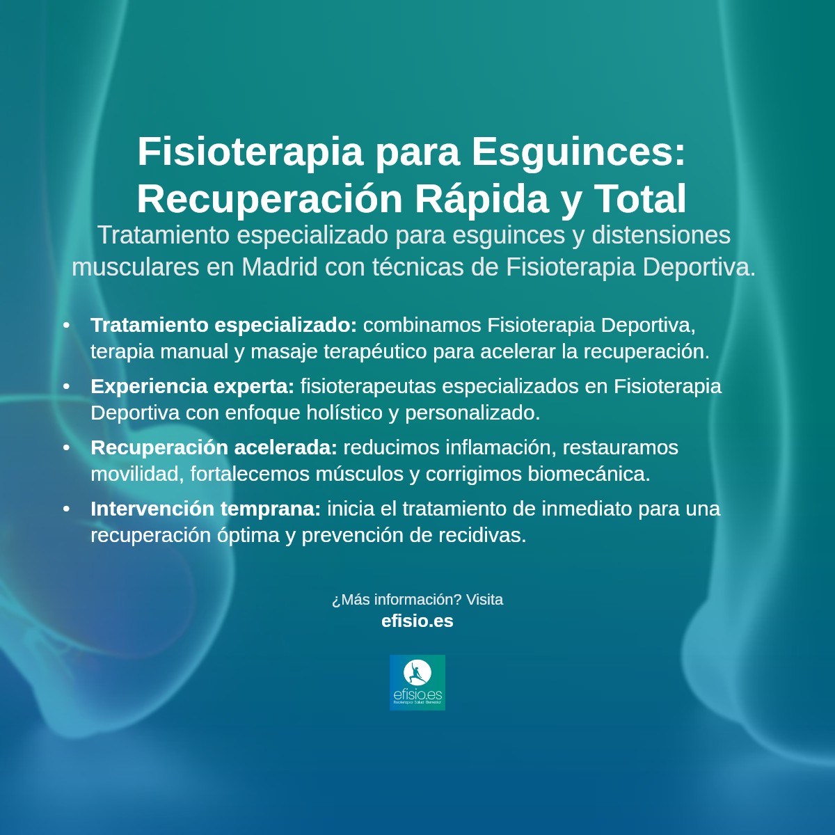 Imagen resumen sobre Esguinces y Distensiones Musculares