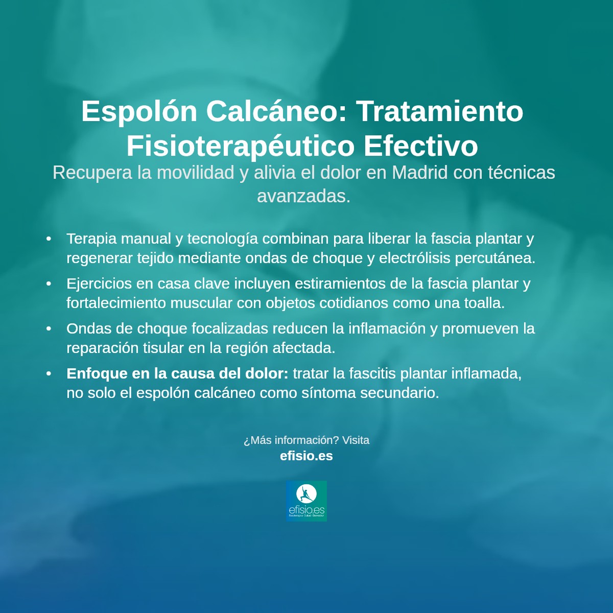 Imagen resumen sobre Espolón Calcáneo