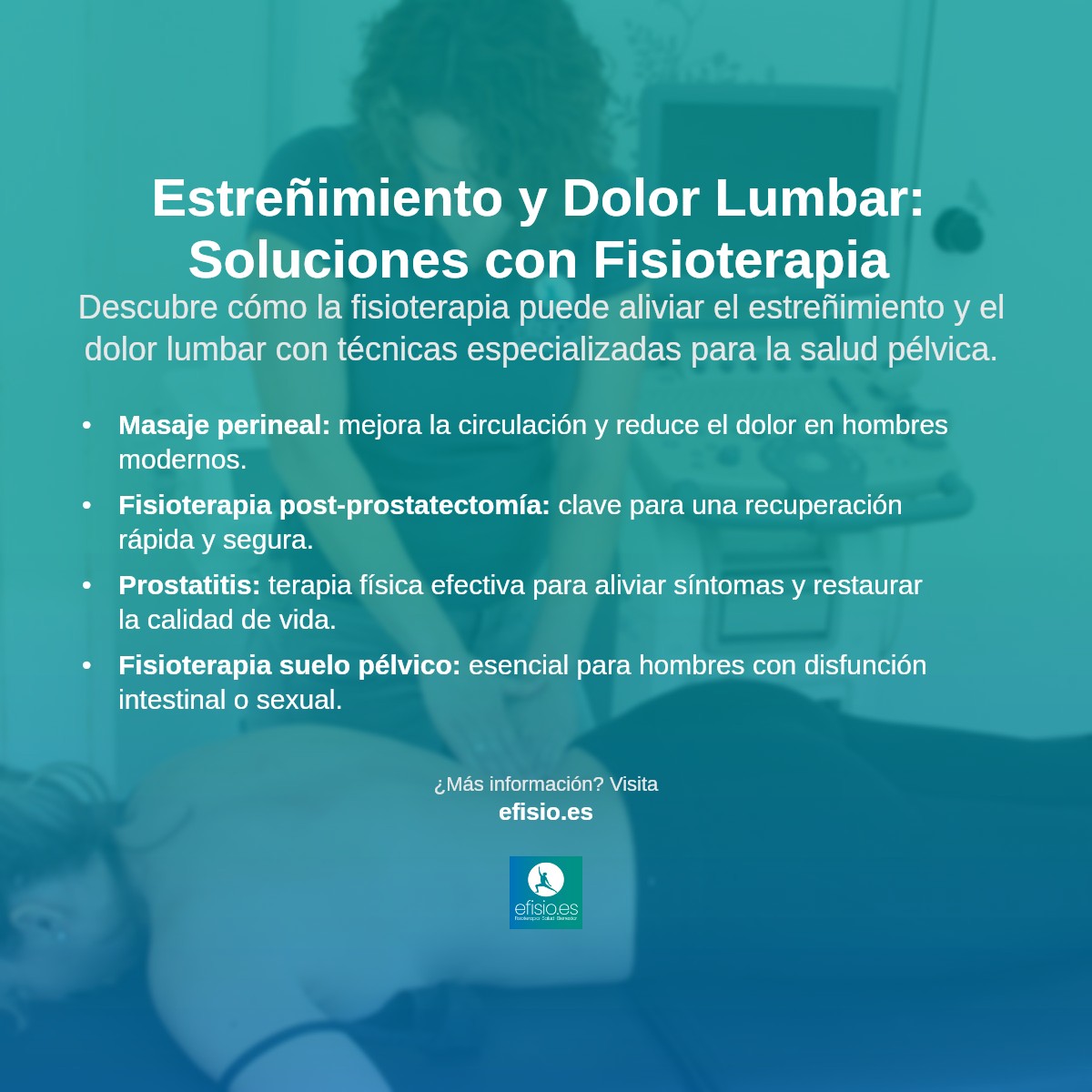 Imagen resumen sobre Estreñimiento y dolor lumbar
