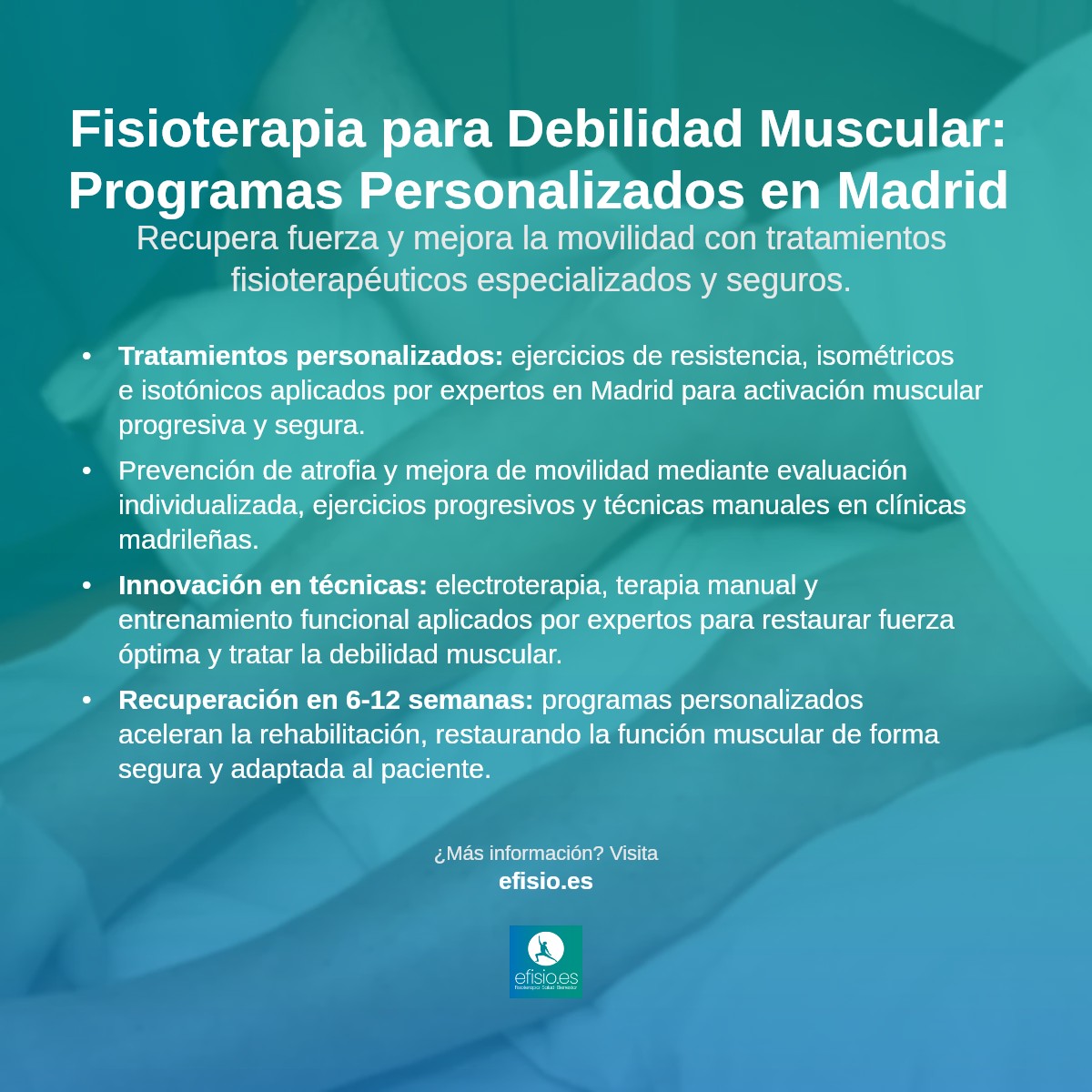 Imagen resumen sobre Falta de fuerza muscular